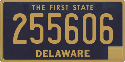 DE license plate 255606
