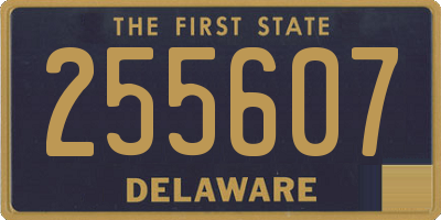 DE license plate 255607
