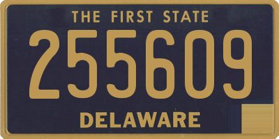 DE license plate 255609
