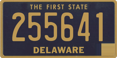 DE license plate 255641
