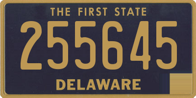 DE license plate 255645