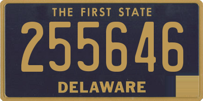 DE license plate 255646