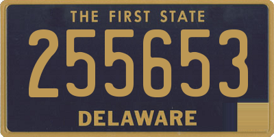 DE license plate 255653
