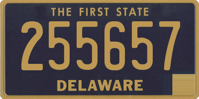 DE license plate 255657