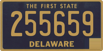 DE license plate 255659