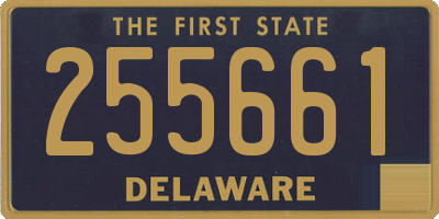DE license plate 255661