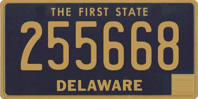 DE license plate 255668