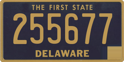 DE license plate 255677