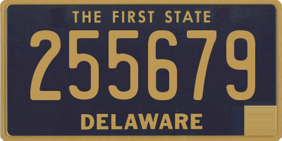 DE license plate 255679