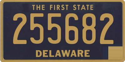 DE license plate 255682