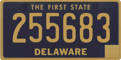 DE license plate 255683
