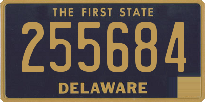 DE license plate 255684