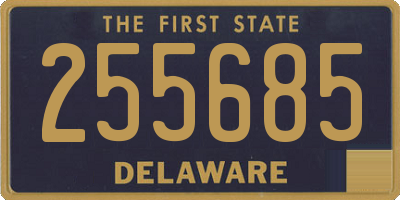 DE license plate 255685