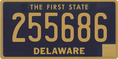DE license plate 255686