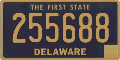 DE license plate 255688