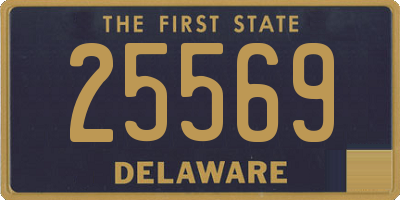 DE license plate 25569