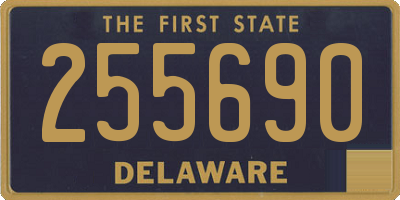 DE license plate 255690