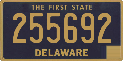 DE license plate 255692