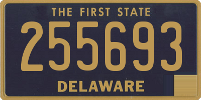 DE license plate 255693