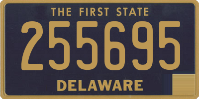 DE license plate 255695