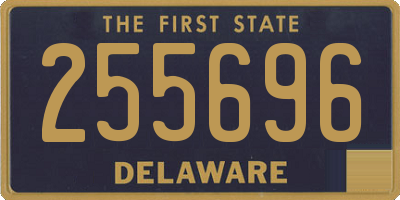 DE license plate 255696
