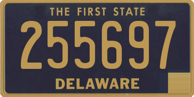 DE license plate 255697