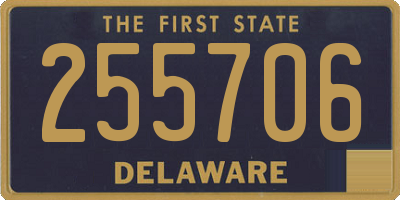 DE license plate 255706