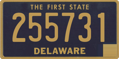 DE license plate 255731