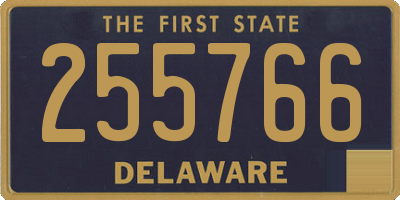 DE license plate 255766