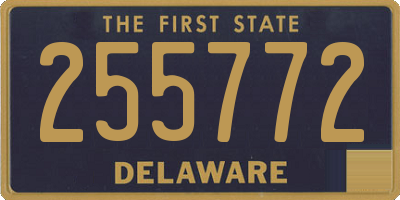 DE license plate 255772