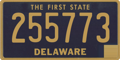 DE license plate 255773