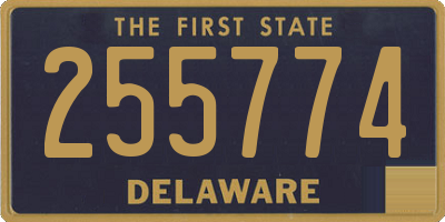 DE license plate 255774