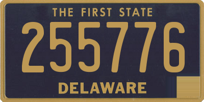 DE license plate 255776