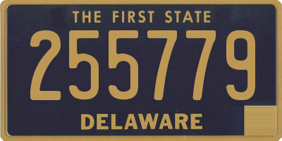 DE license plate 255779