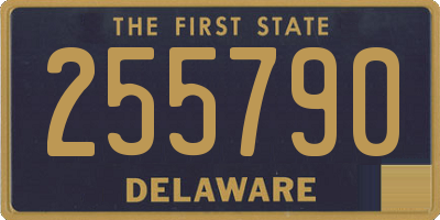 DE license plate 255790