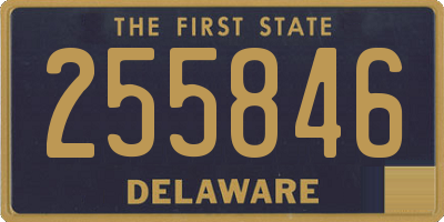 DE license plate 255846