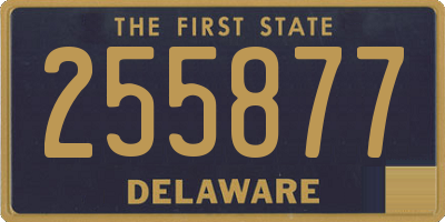 DE license plate 255877