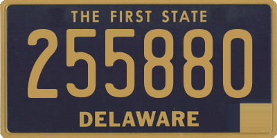 DE license plate 255880