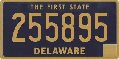 DE license plate 255895