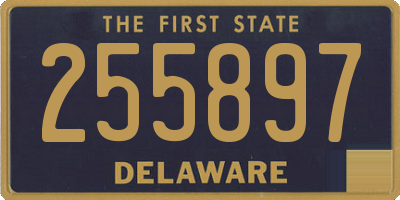 DE license plate 255897