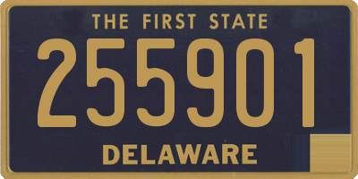 DE license plate 255901