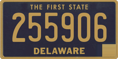 DE license plate 255906
