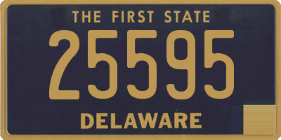 DE license plate 25595