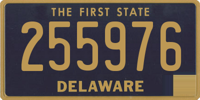 DE license plate 255976