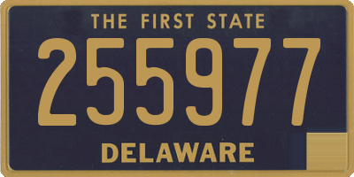 DE license plate 255977