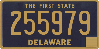 DE license plate 255979