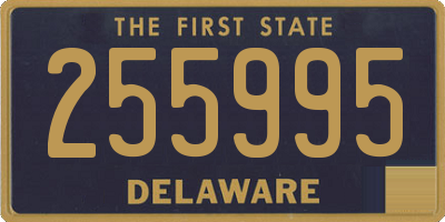 DE license plate 255995