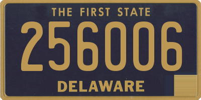 DE license plate 256006