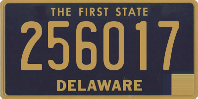 DE license plate 256017