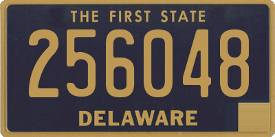 DE license plate 256048